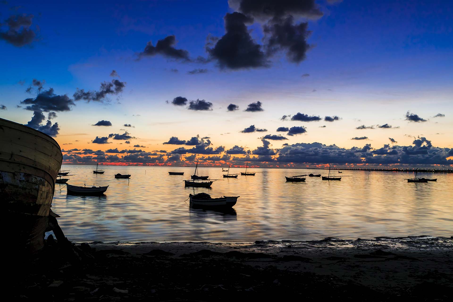 Tunisia, il porto dell'isola di Djerba