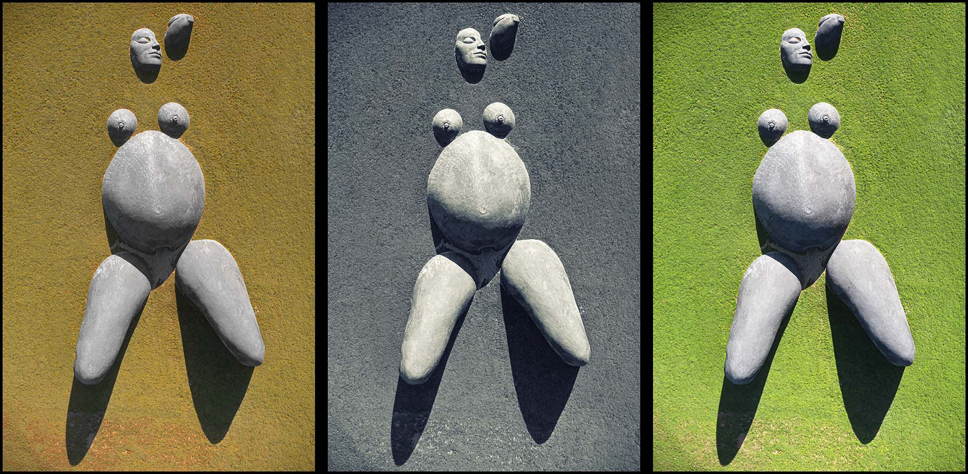 Château La Coste, azienda vinicola, centro d'arte e luogo di gastronomia. "Mater Earth", opera di Prune Nourry.