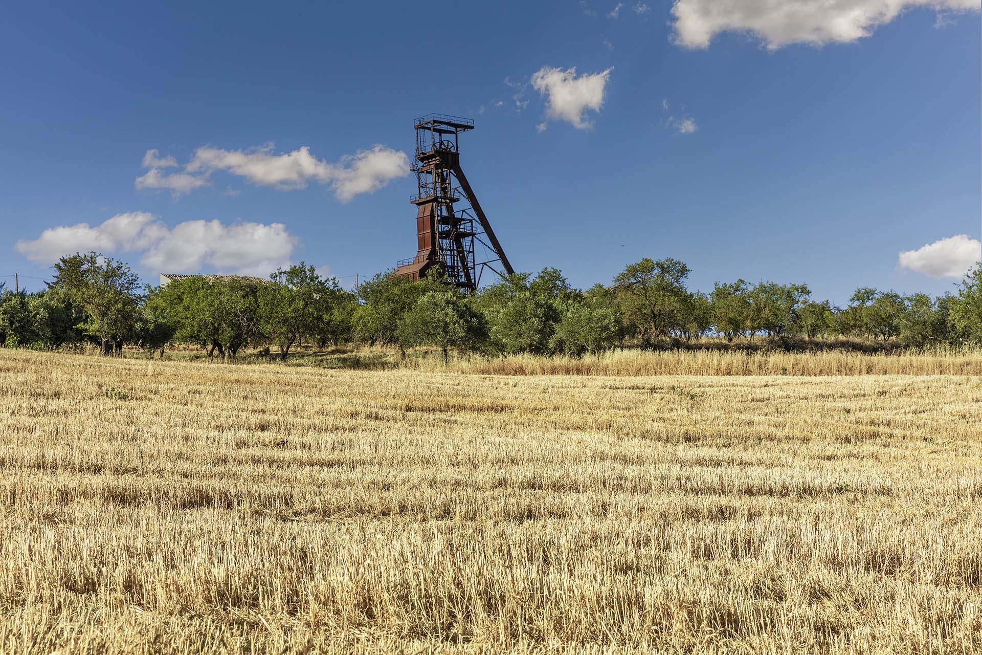 Agrigento, resti della Miniera di Montedoro Gibilina a Racalmuto