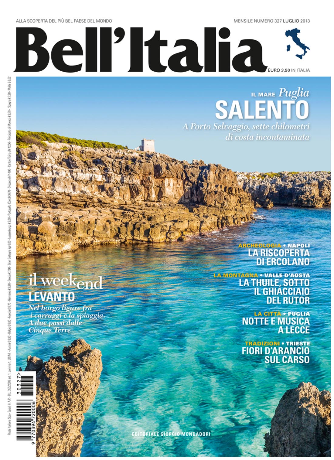 Cover Bell'Italia, IL MARE PUGLIA SALENTO