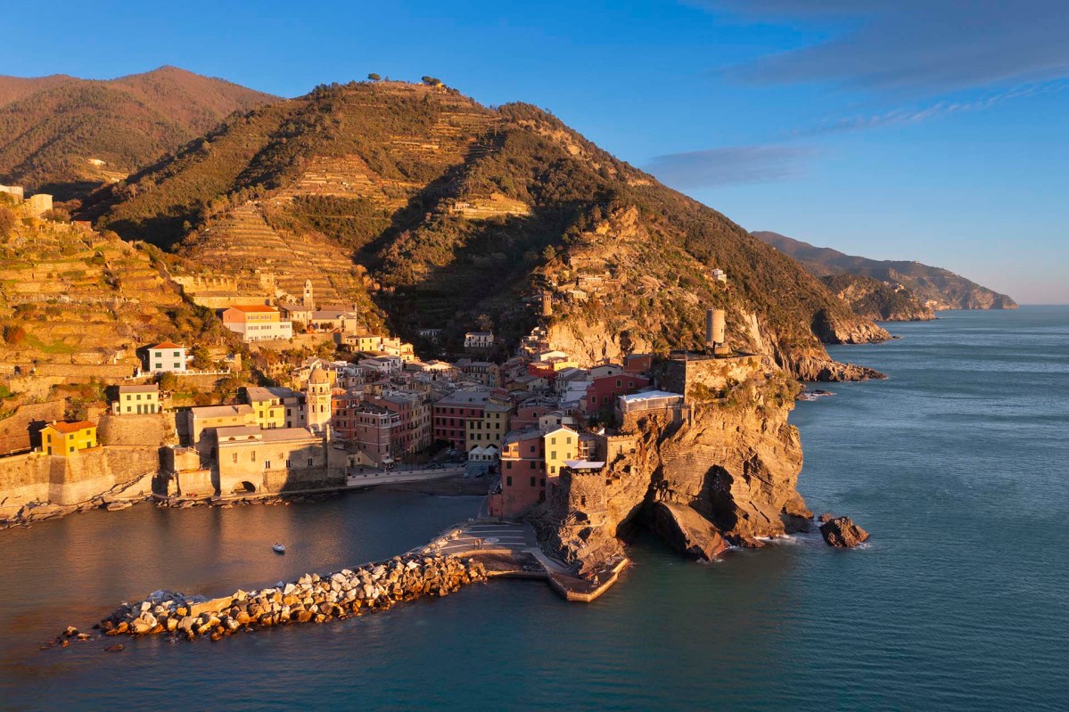 Vernazza nelle Cinque Terre in Liguria