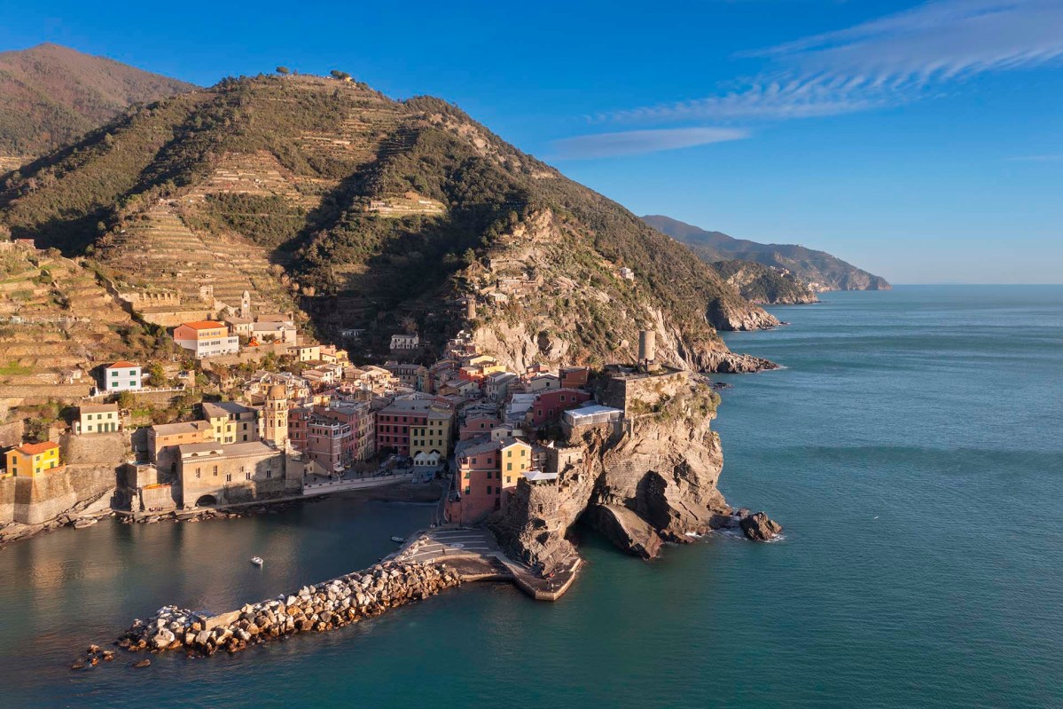 Vernazza, borgo Unesco delle Cinque Terre in Liguria.