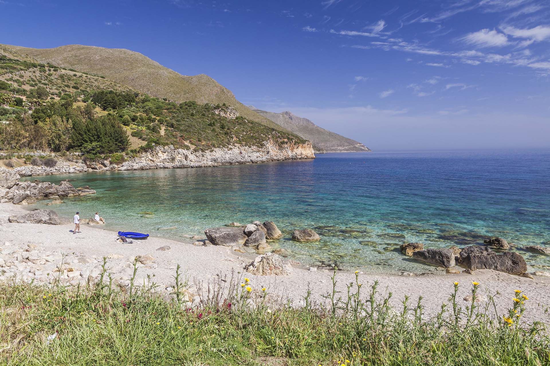 MG_7573-Trapani, Riserva dello Zingaro, la spiaggetta di Cala dell’Ovo