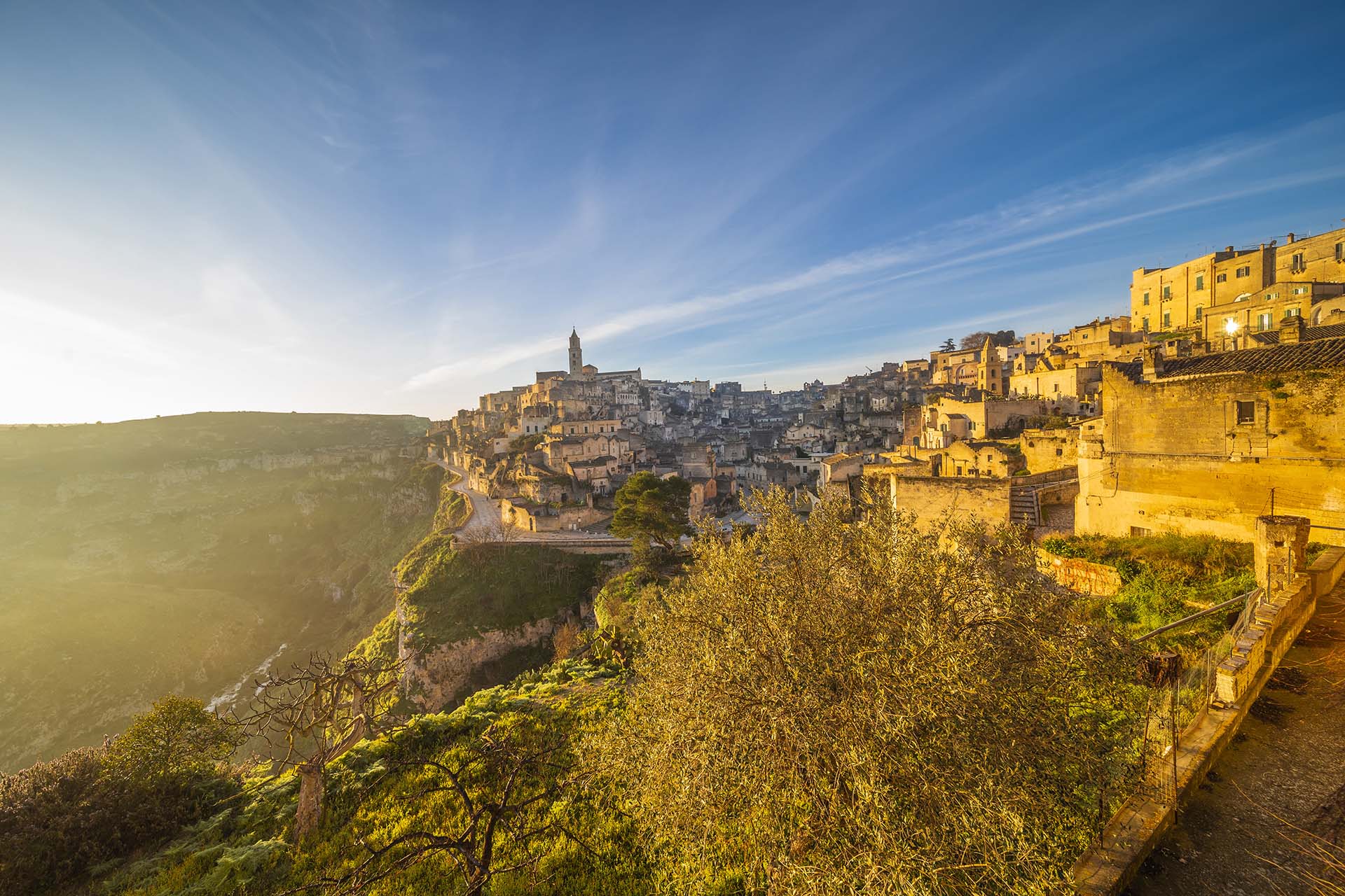 Basilicata, panoramica della Valle dei Sassi di Matera