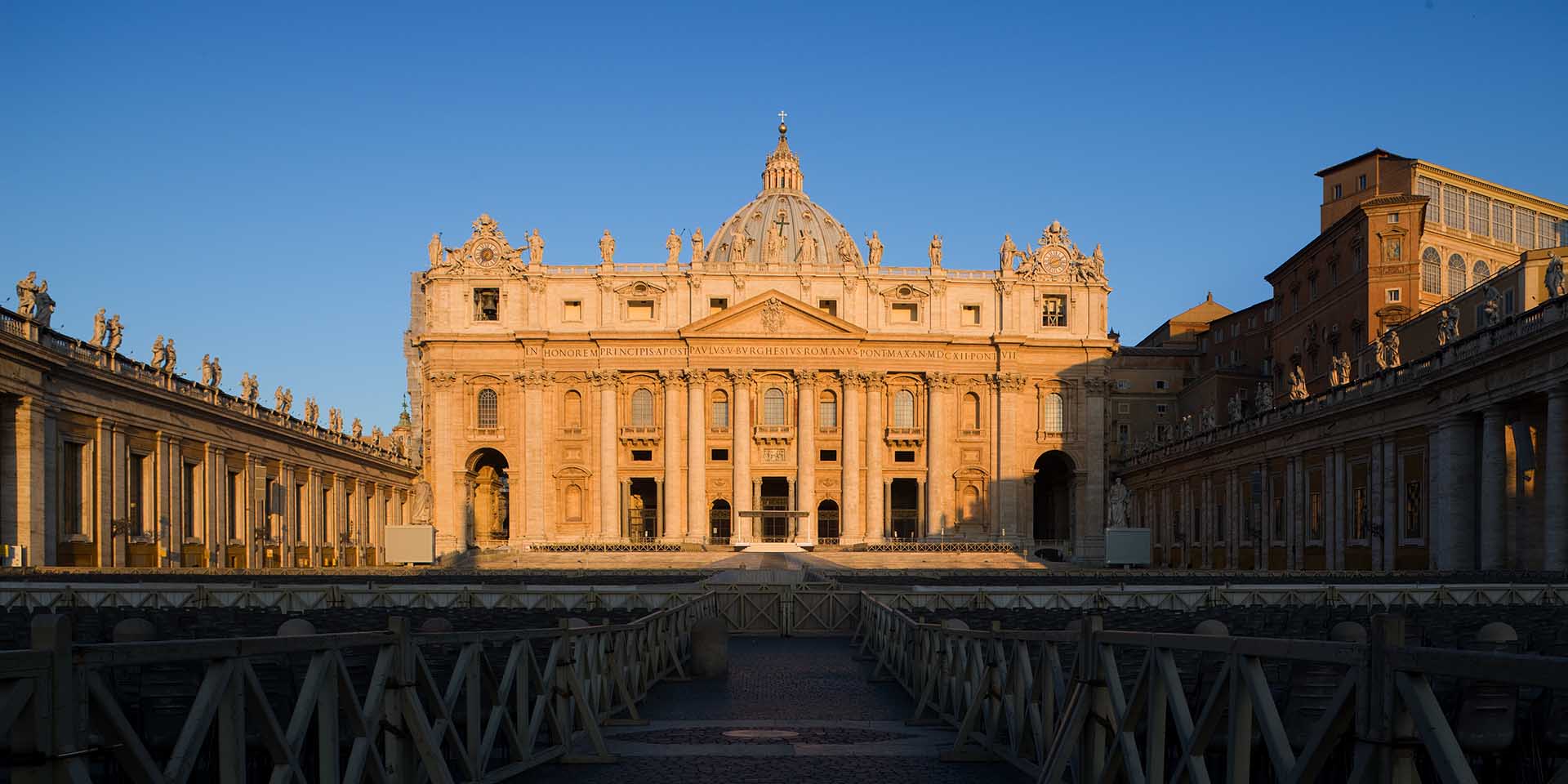 La Basilica di San Pietro in Vaticano.
