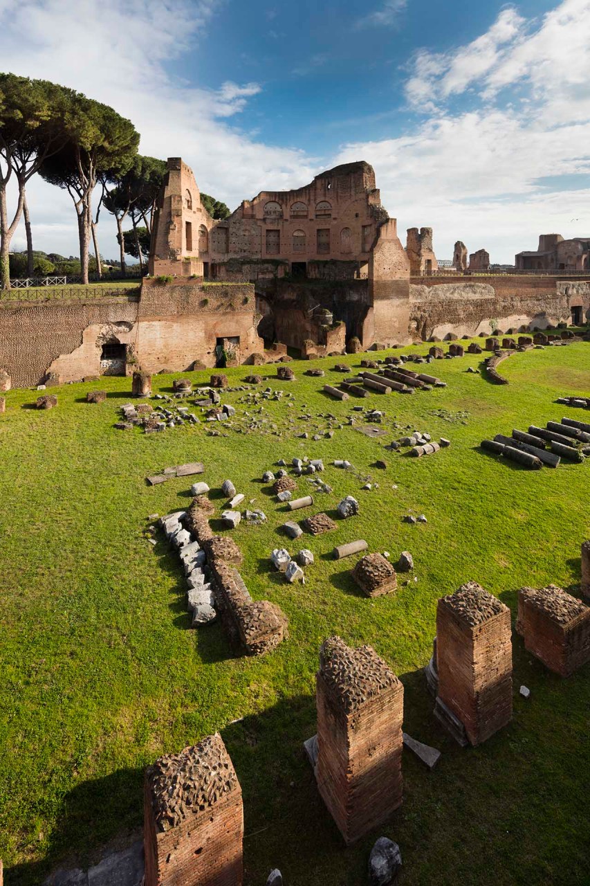 Palatino, Stadio della Domus Augustana - Roma.