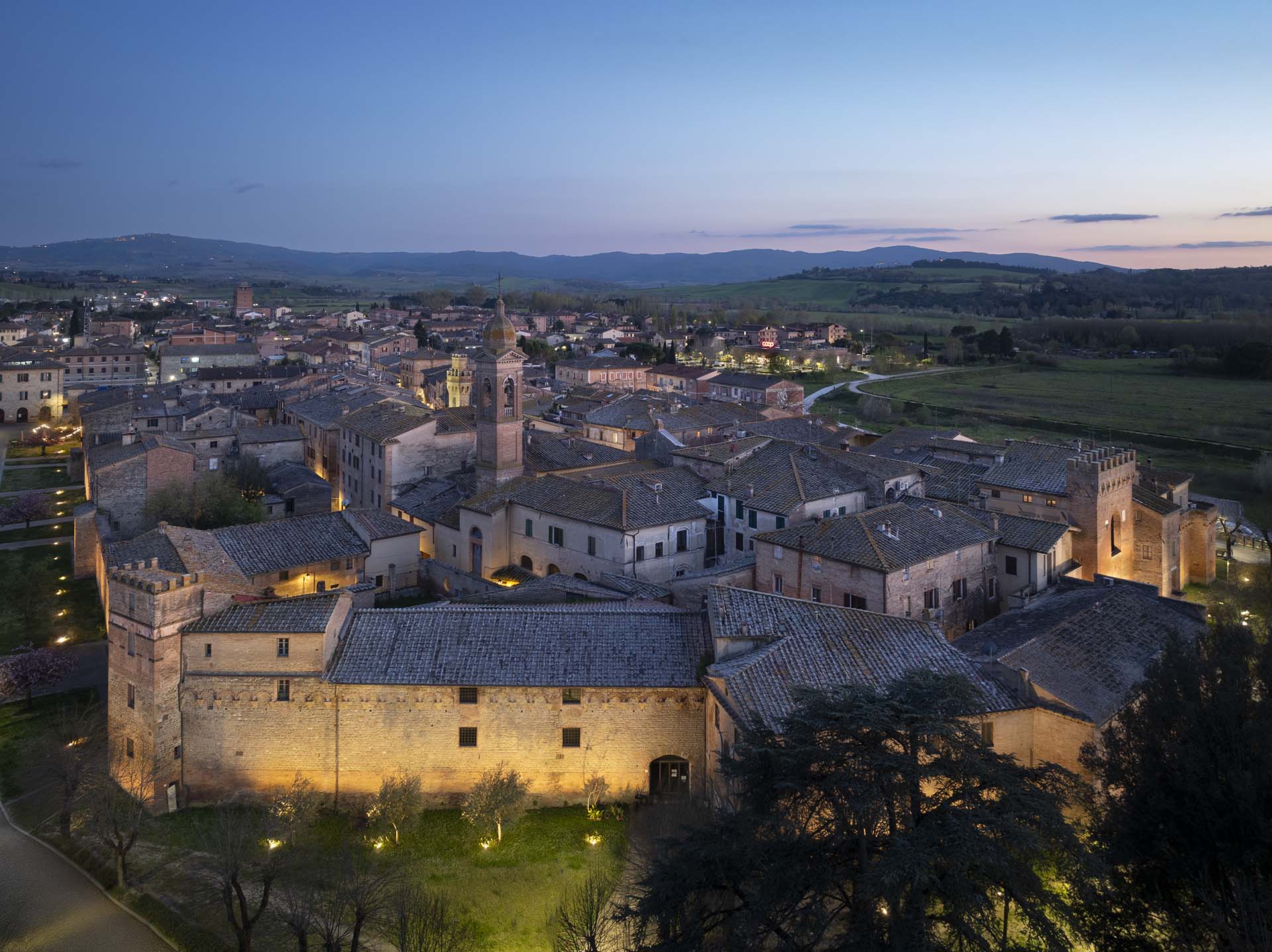 Buonconvento in Val d'Arbia.