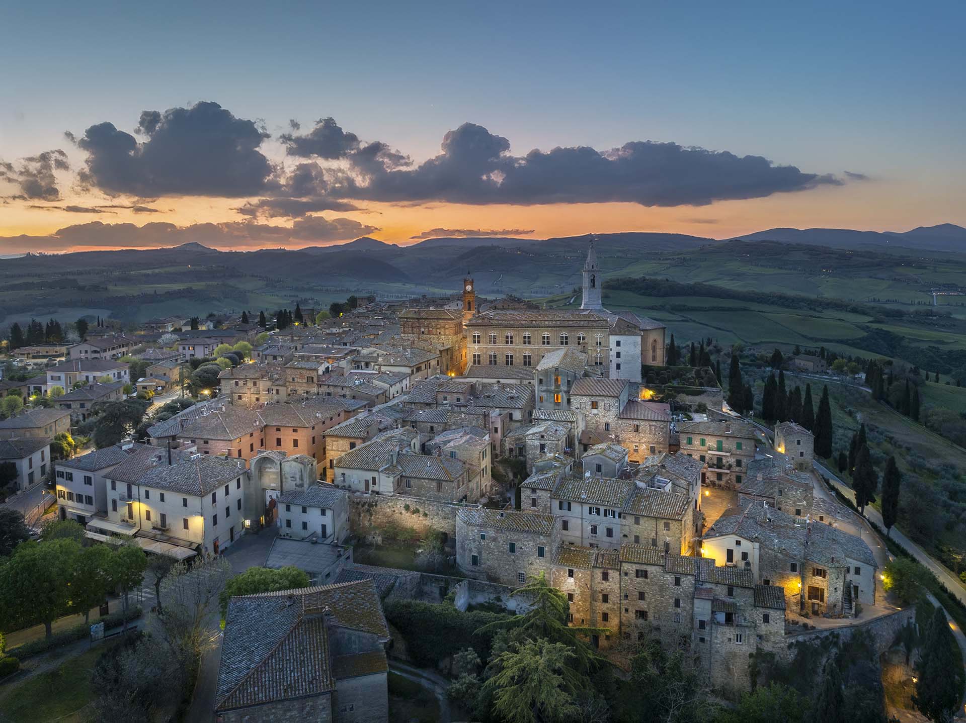 Pienza in Val d'Orcia.