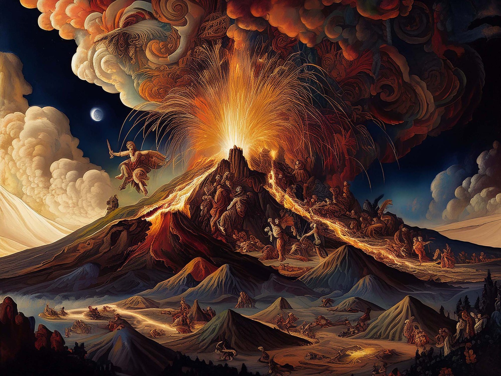 Dio domina sul Vulcano