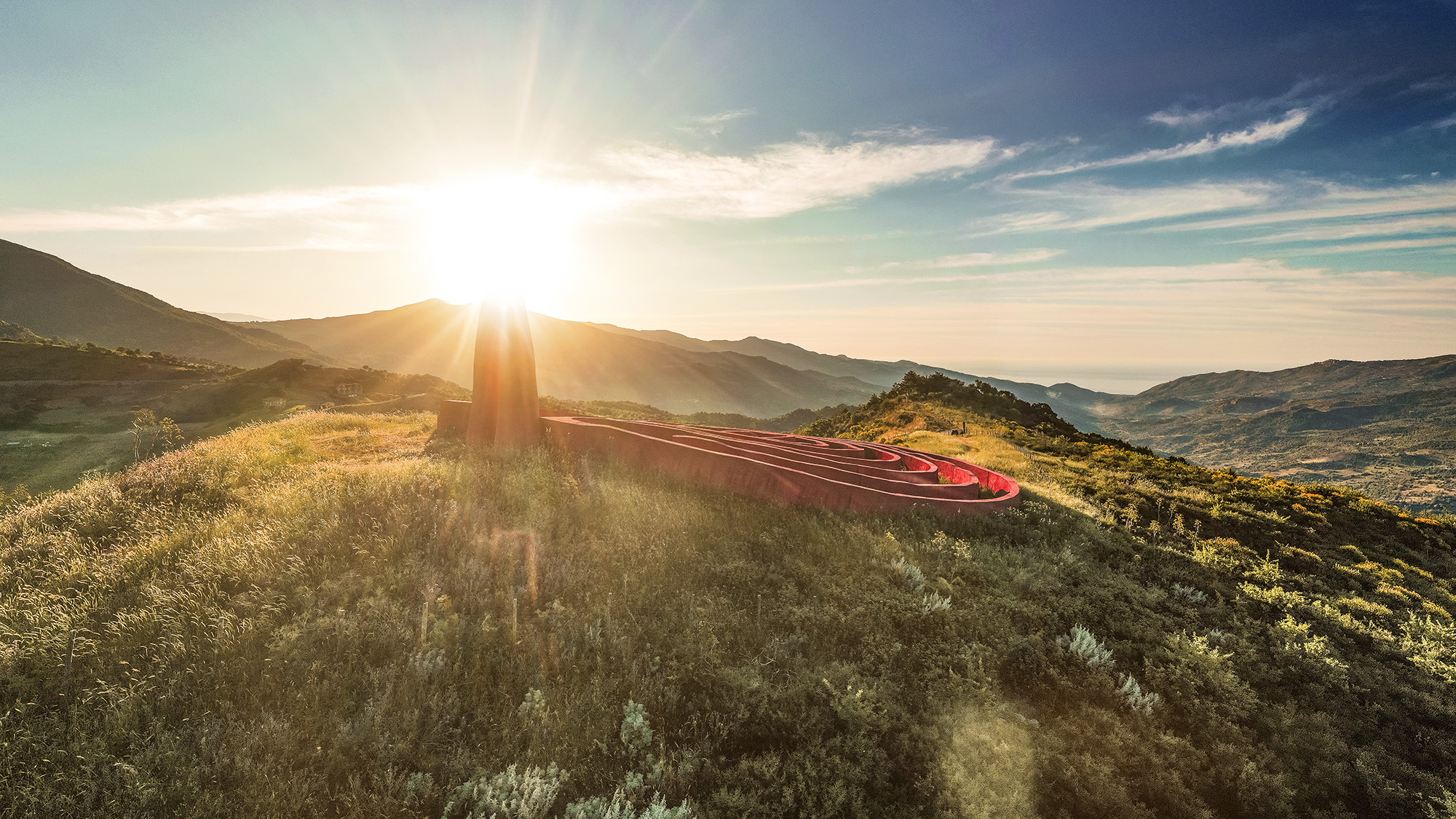 Labirinto di arianna, Fiumara d'Arte, Castel di Lucio,