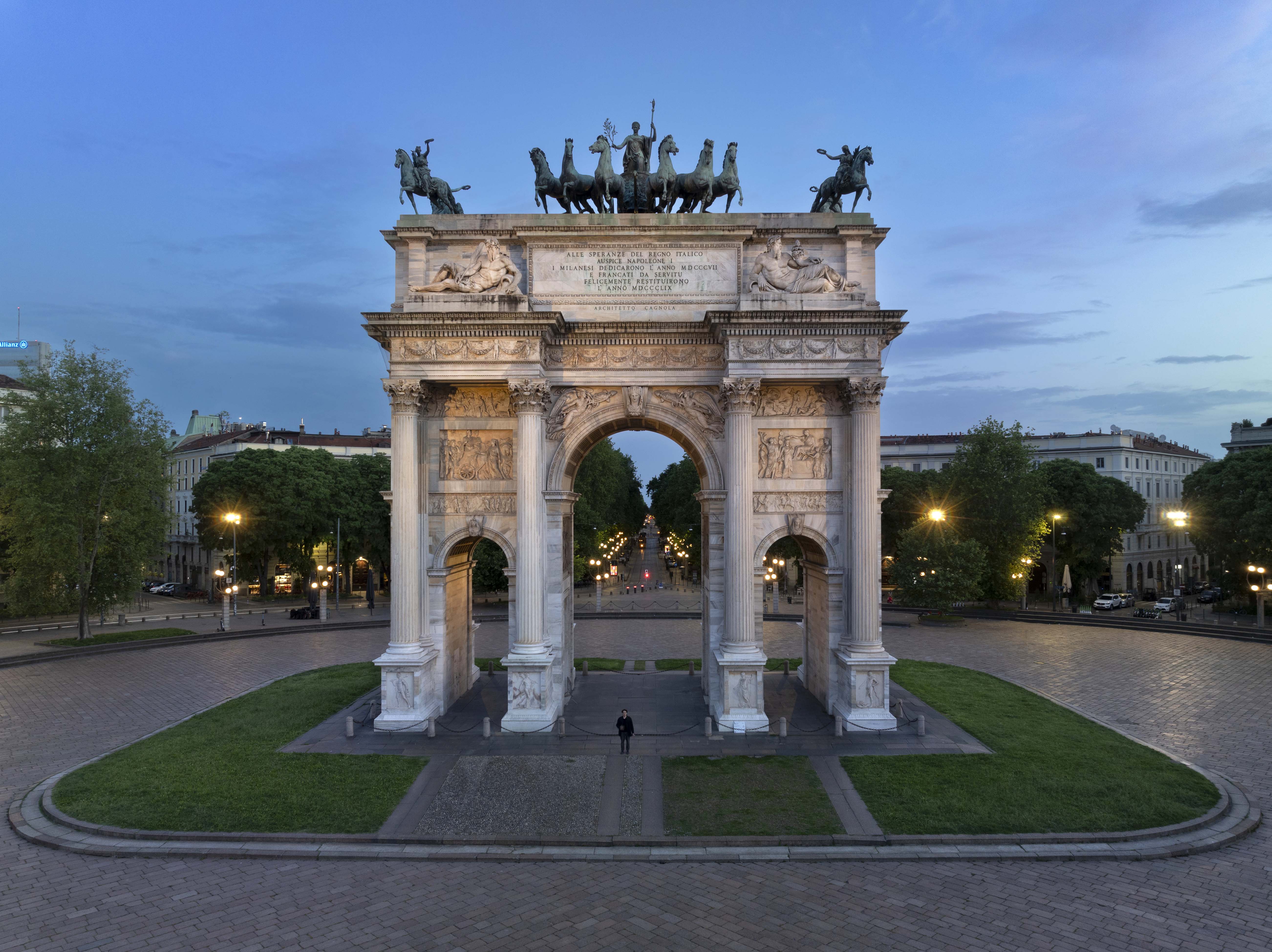 Arco della pace di Milano