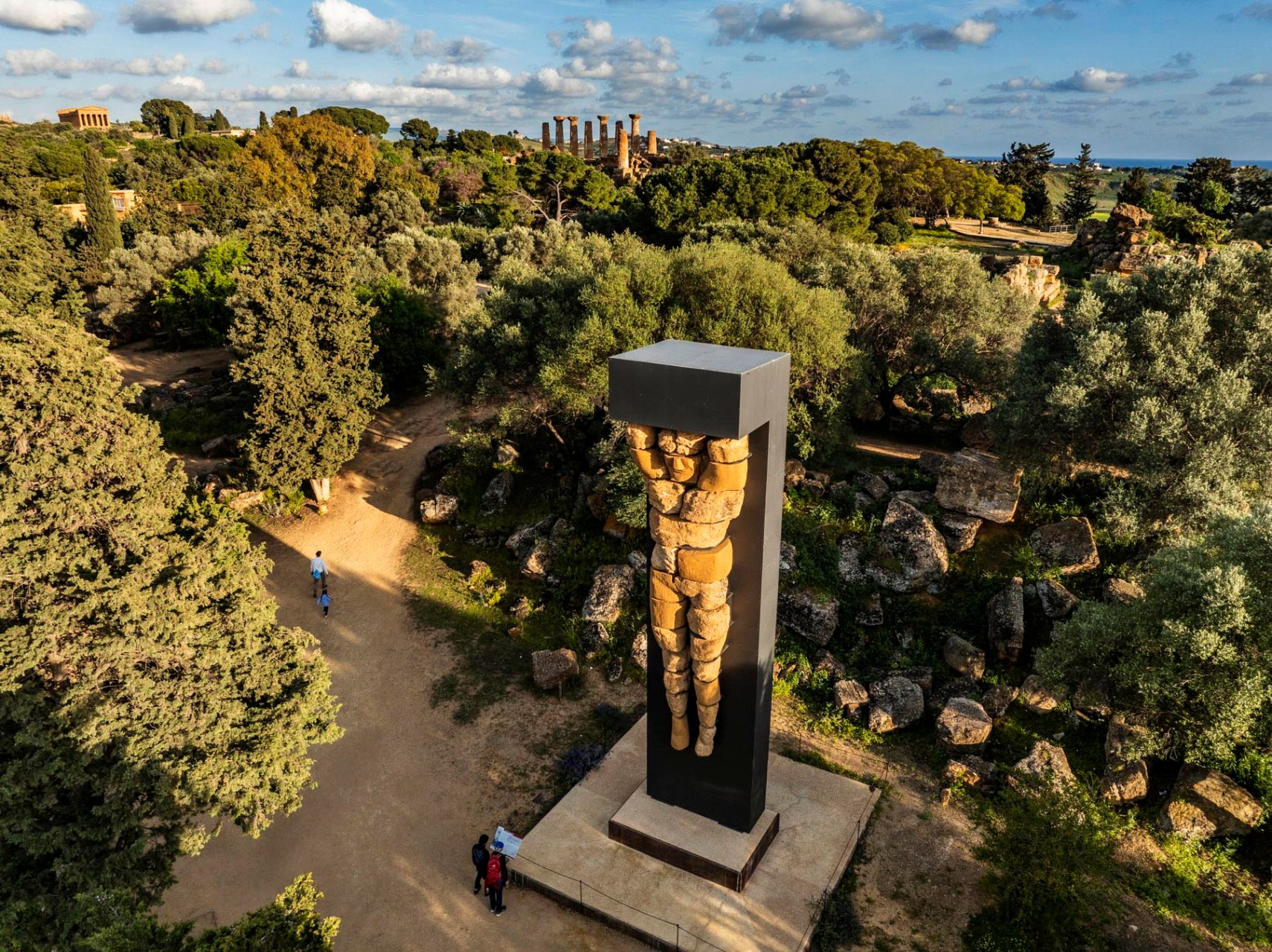 Il Telamone di Agrigento nella Valle dei Templi