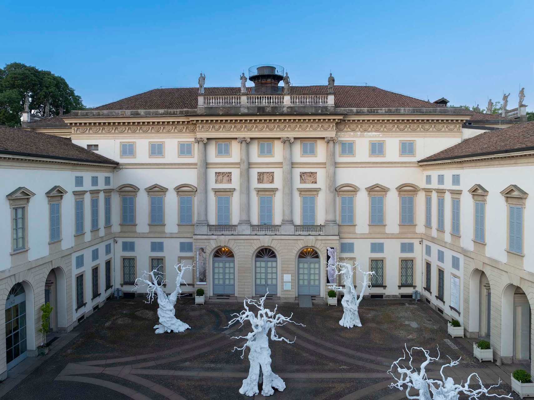 La Villa Reale sede del GAM, Galleria d'Arte Moderna di Milano.