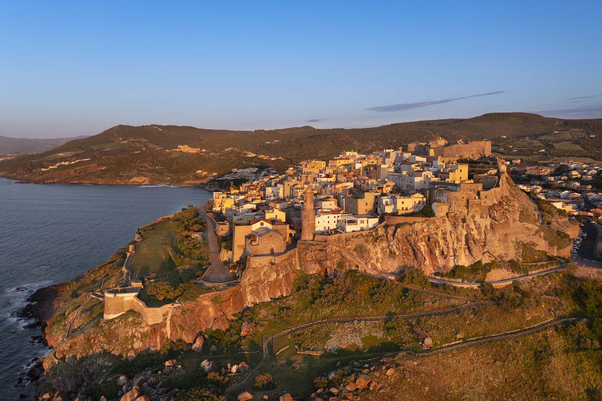 Castelsardo nel nord della sardegna