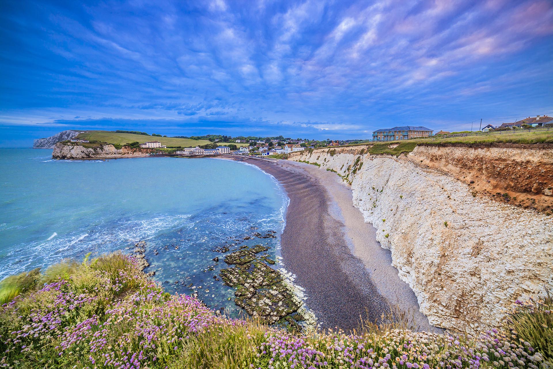 _MG_4974-Isola di Wight, Inghilterra. La maestosità delle scogliere di Freshwater sul mare