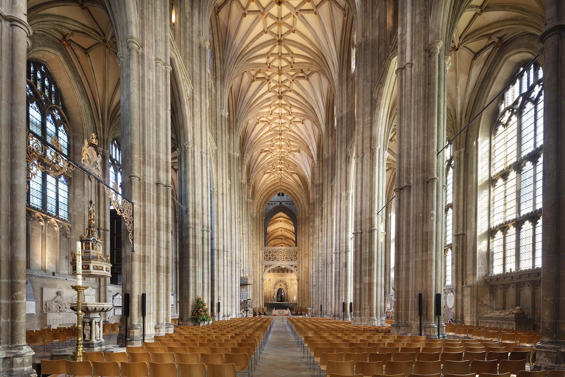 La Cattedrale di Canterbury.
