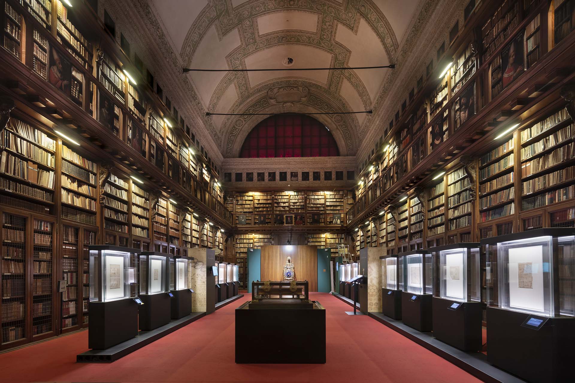 Biblioteca Ambrosiana che conserva il Codice Atlantico di Leonardo da Vinci.