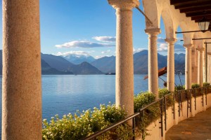 Eremo di Santa Caterina del Sasso sul Lago Maggiore.