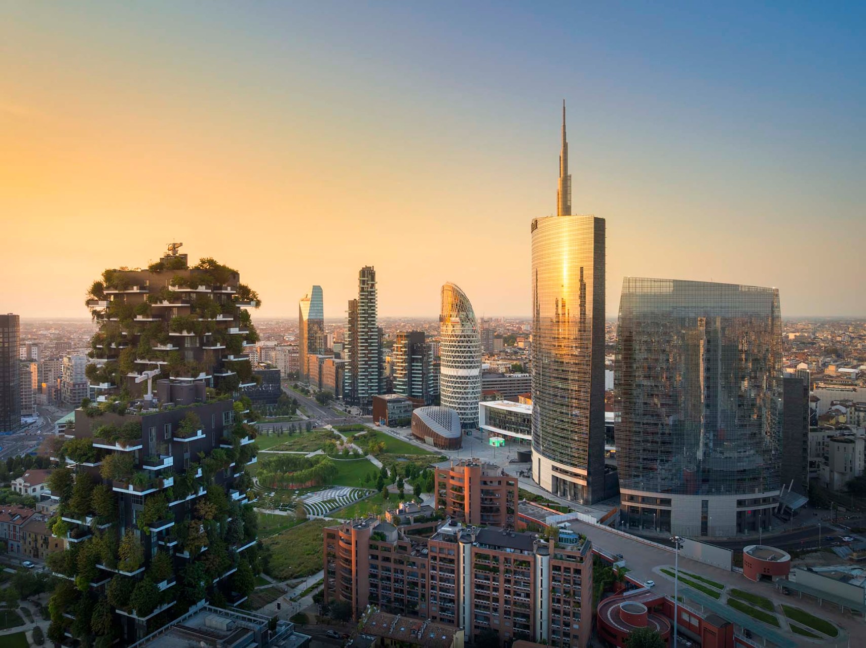 I grattacieli di Porta garibaldi e Piazza Gae Aulenti