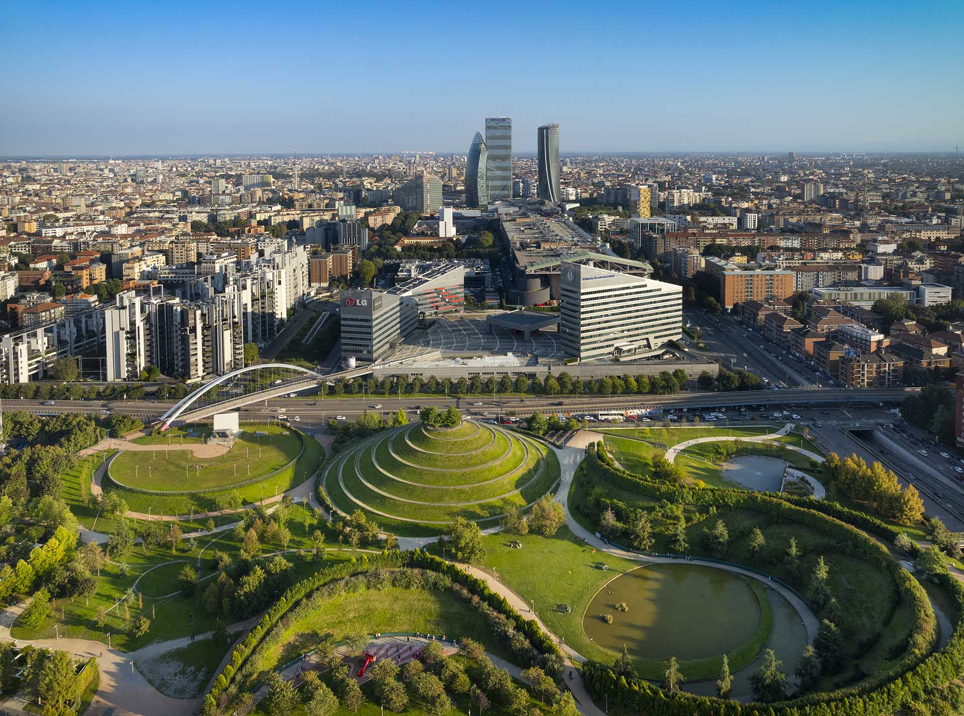 Il Parco Industria Alfa Romeo al Portello di Milano.