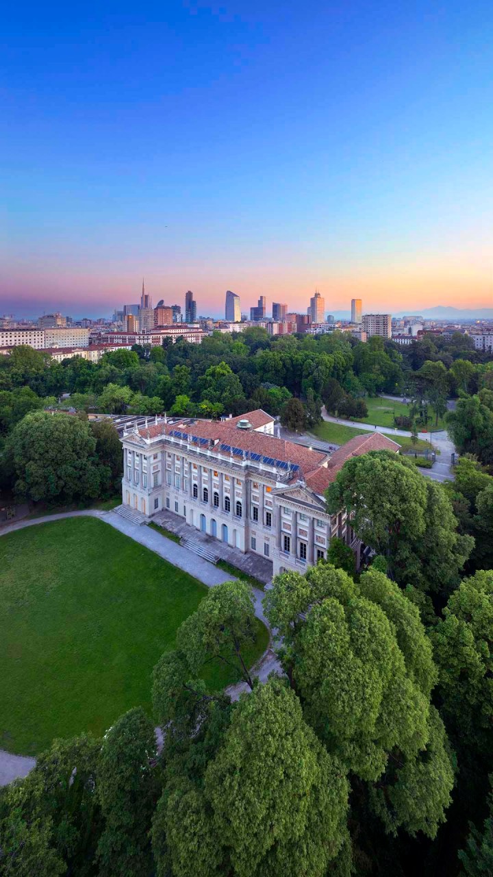 La Villa Reale sede del GAM, Galleria d'Arte Moderna di Milano.