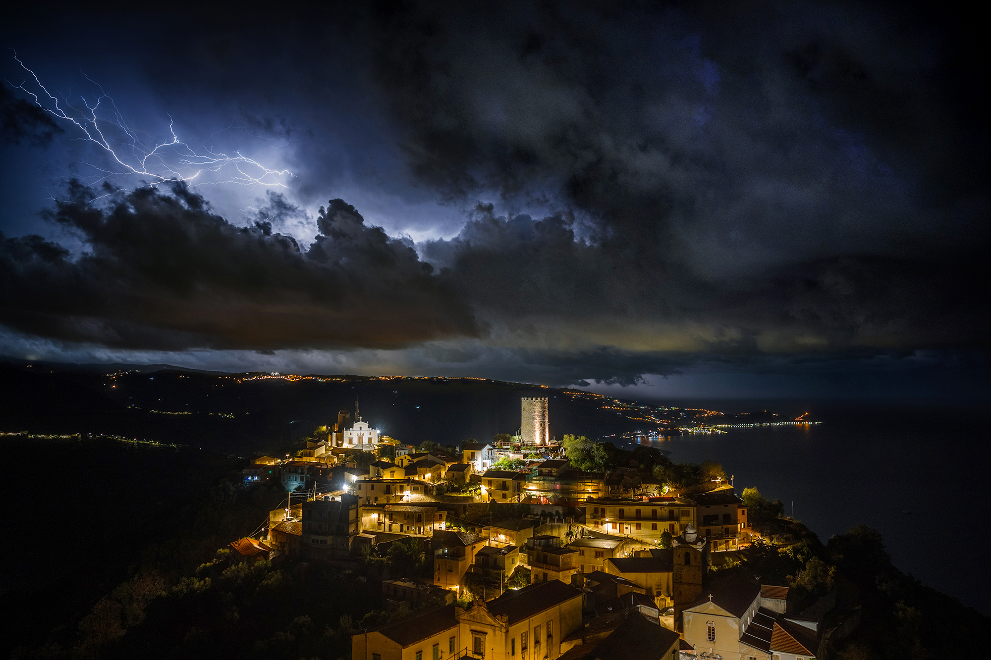 Piraino, Fulmini