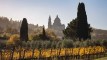 Vigneti e Tempio di San Biagio a Montepulciano.