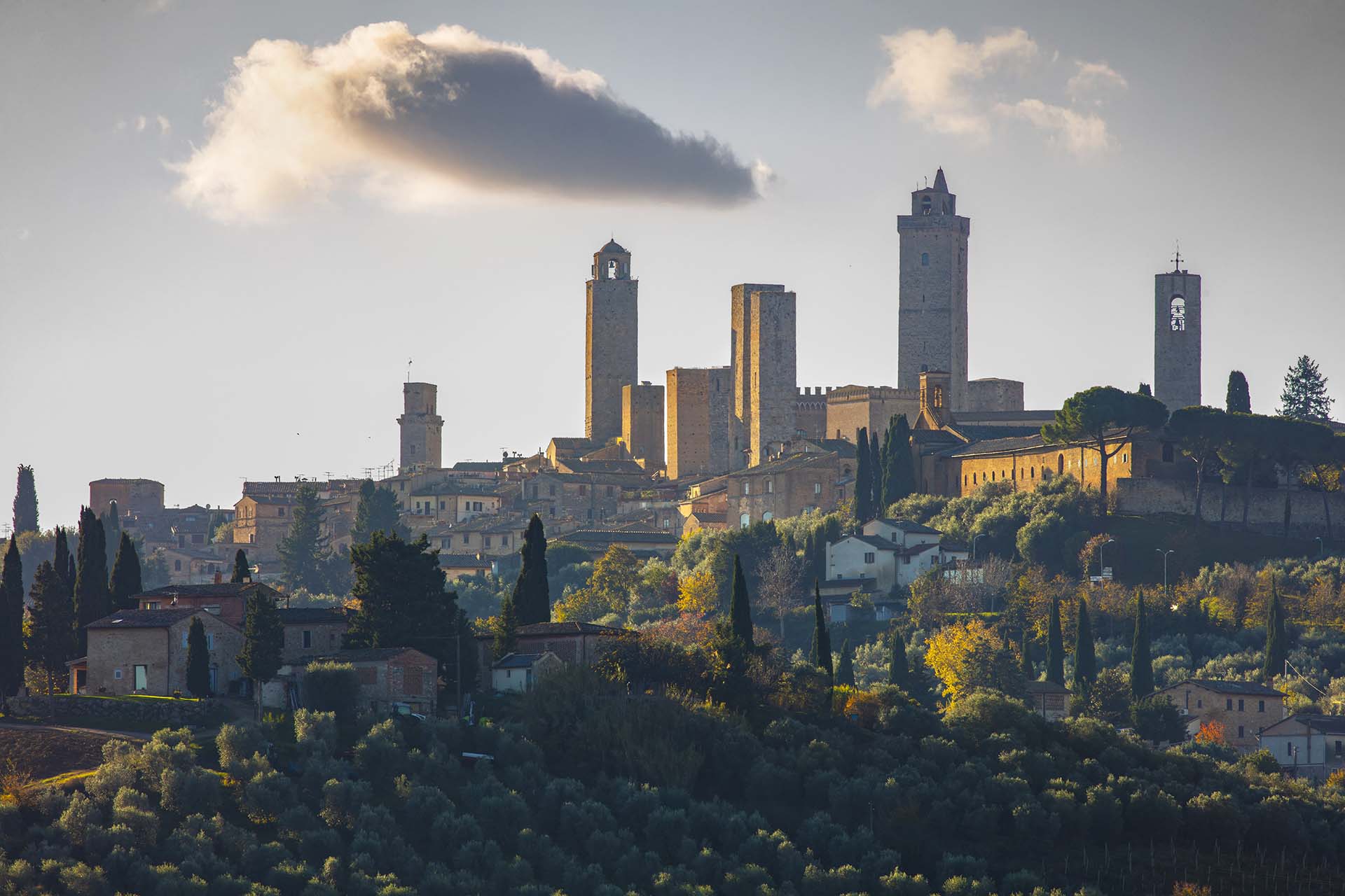 Le torri del borgo di San Gimignano.