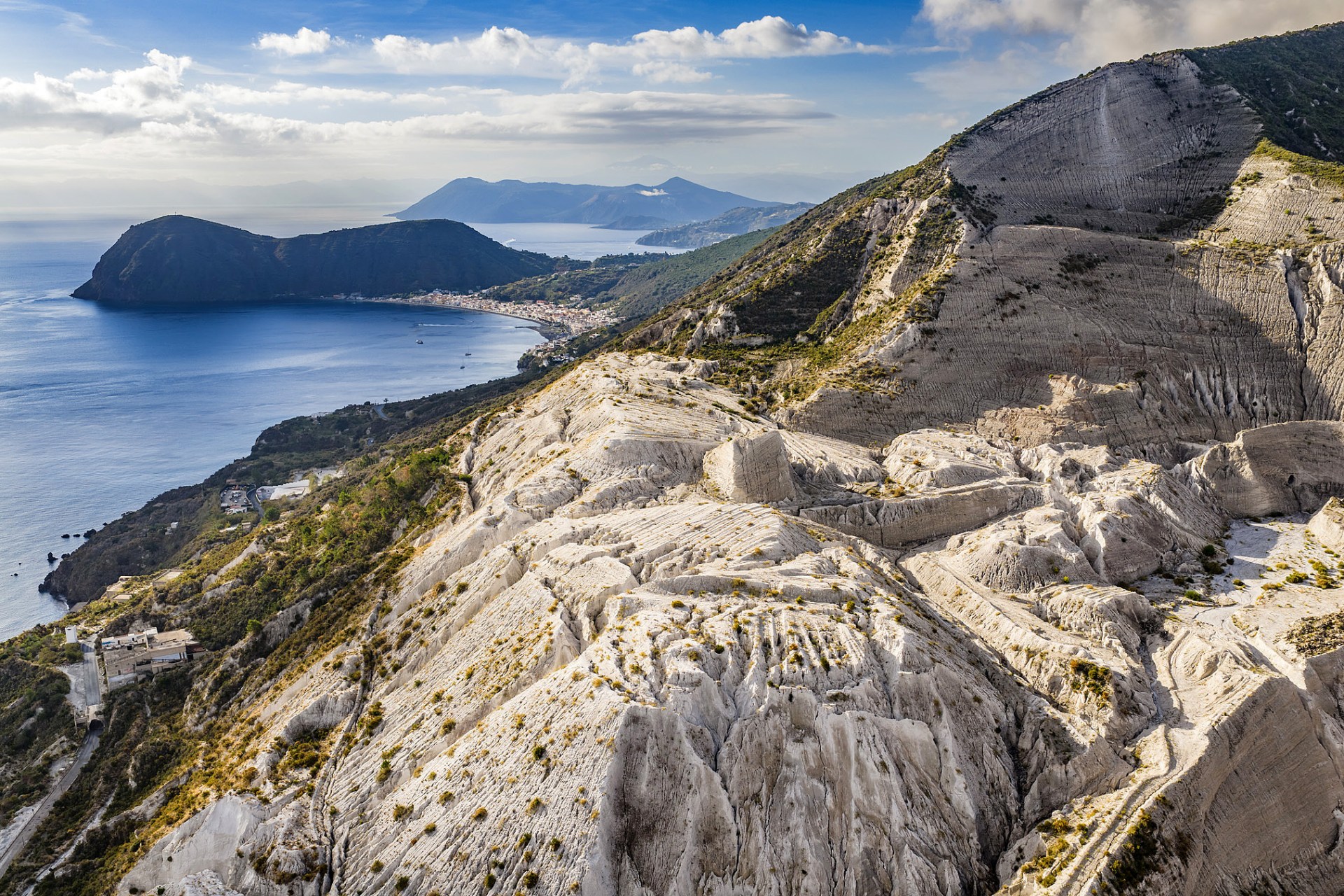 Cave di Pomice Lipari, Isole Eolie,