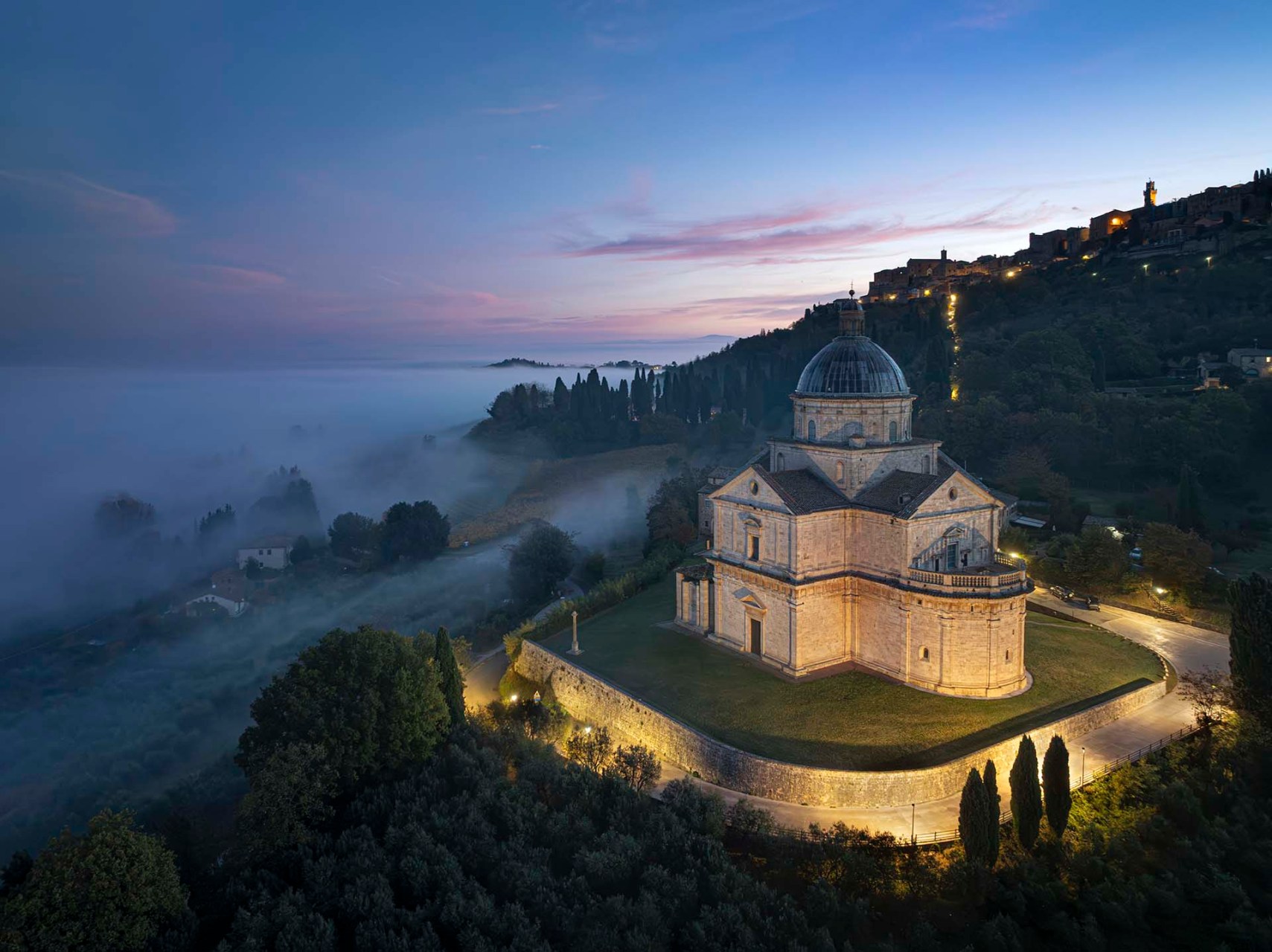 Il Tempio di San Biagio a Montepulciano. 