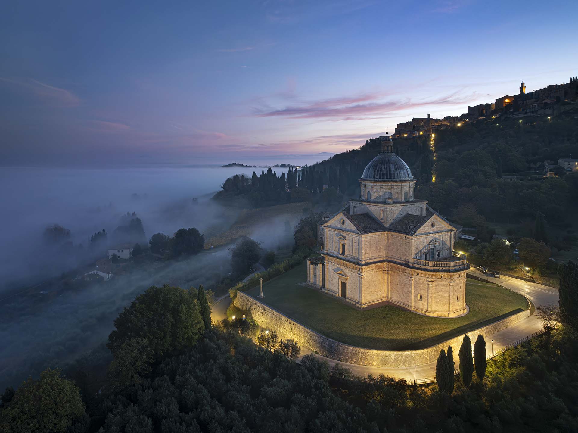 Il Tempio di San Biagio a Montepulciano.
