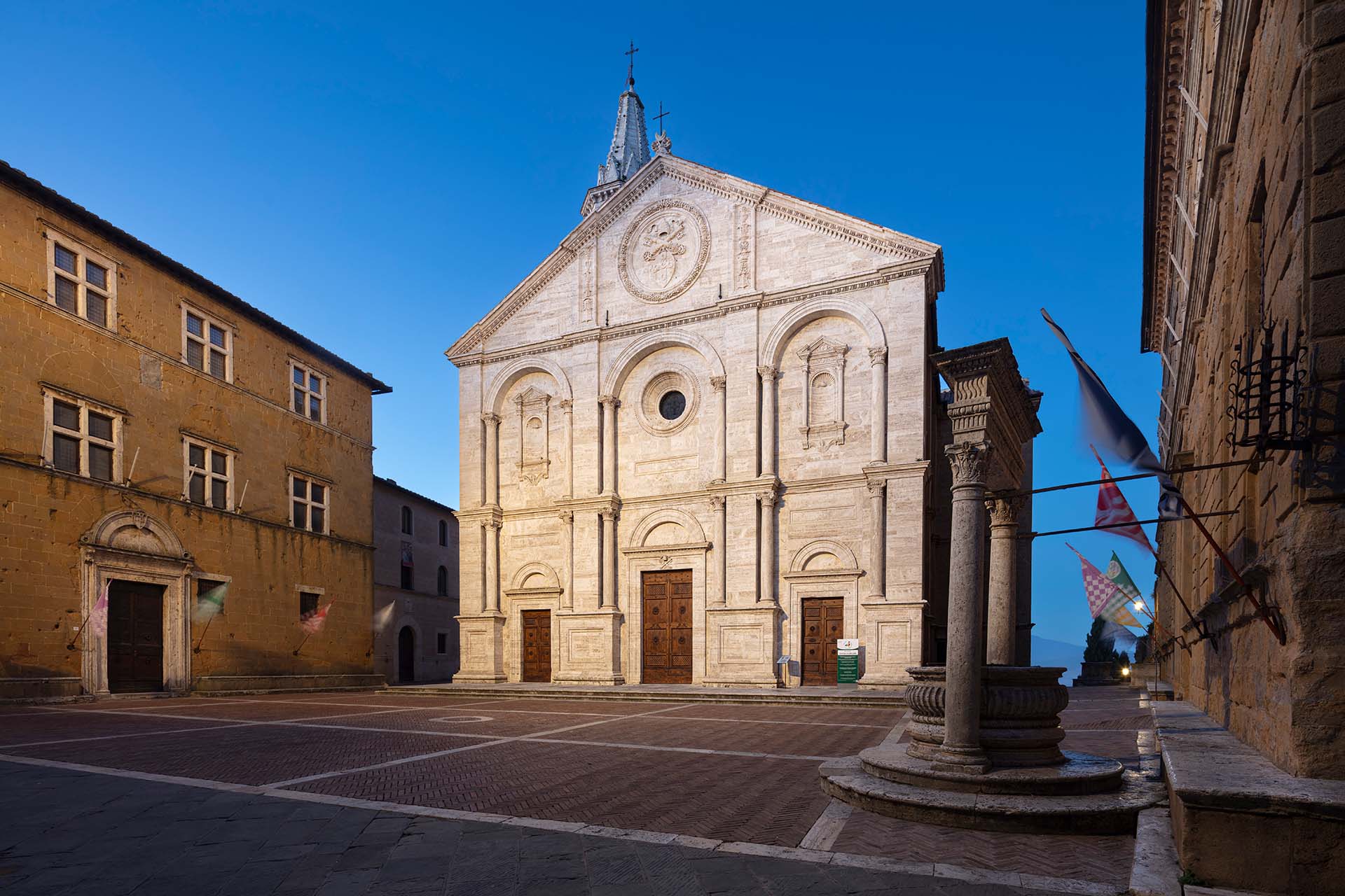 Il Duomo di Pienza.
