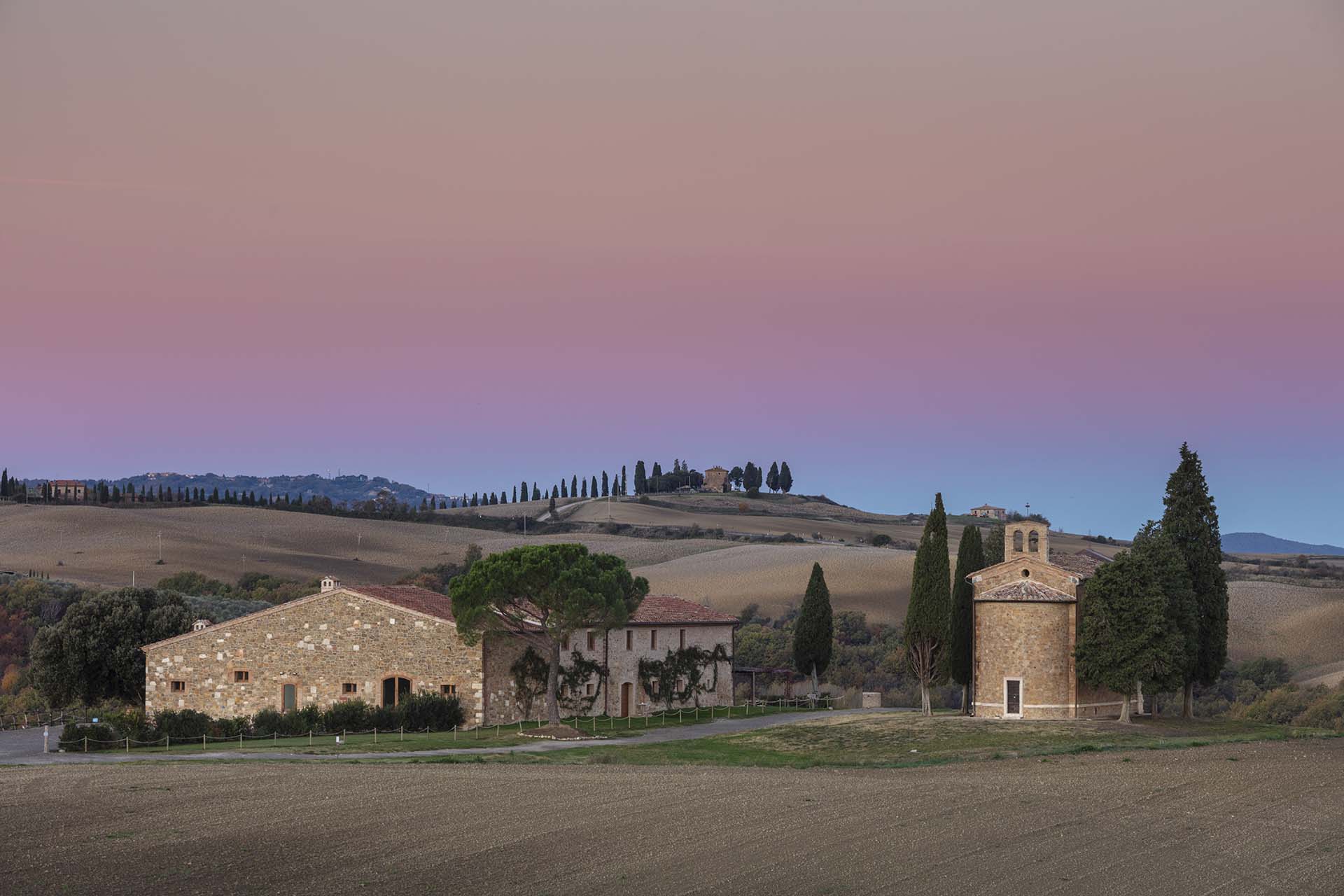 Cappella della Madonna di Vitaleta in val d'orcia