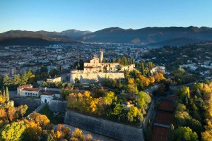 Il Castello di Brescia sul colle Cidneo.