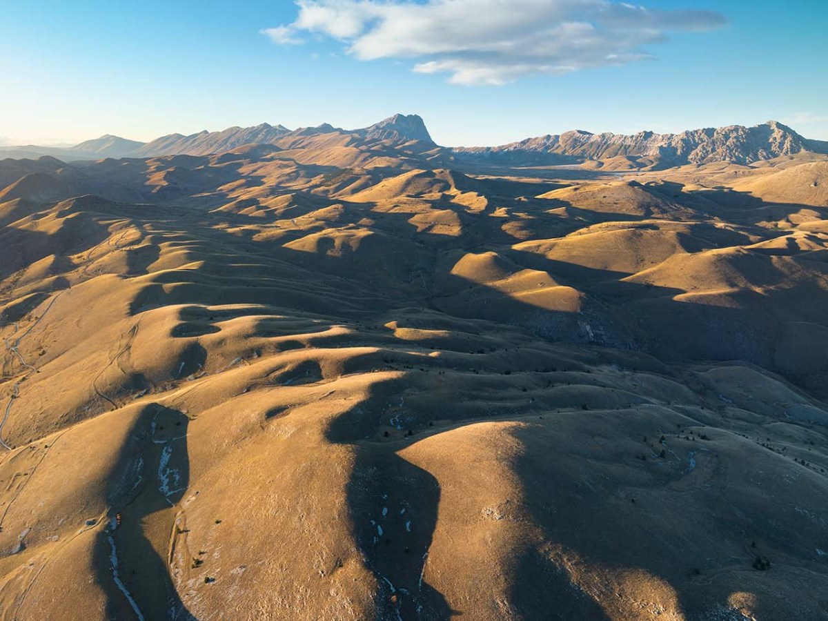 Paesaggio del Parco del Gran Sasso e Monti della Laga.