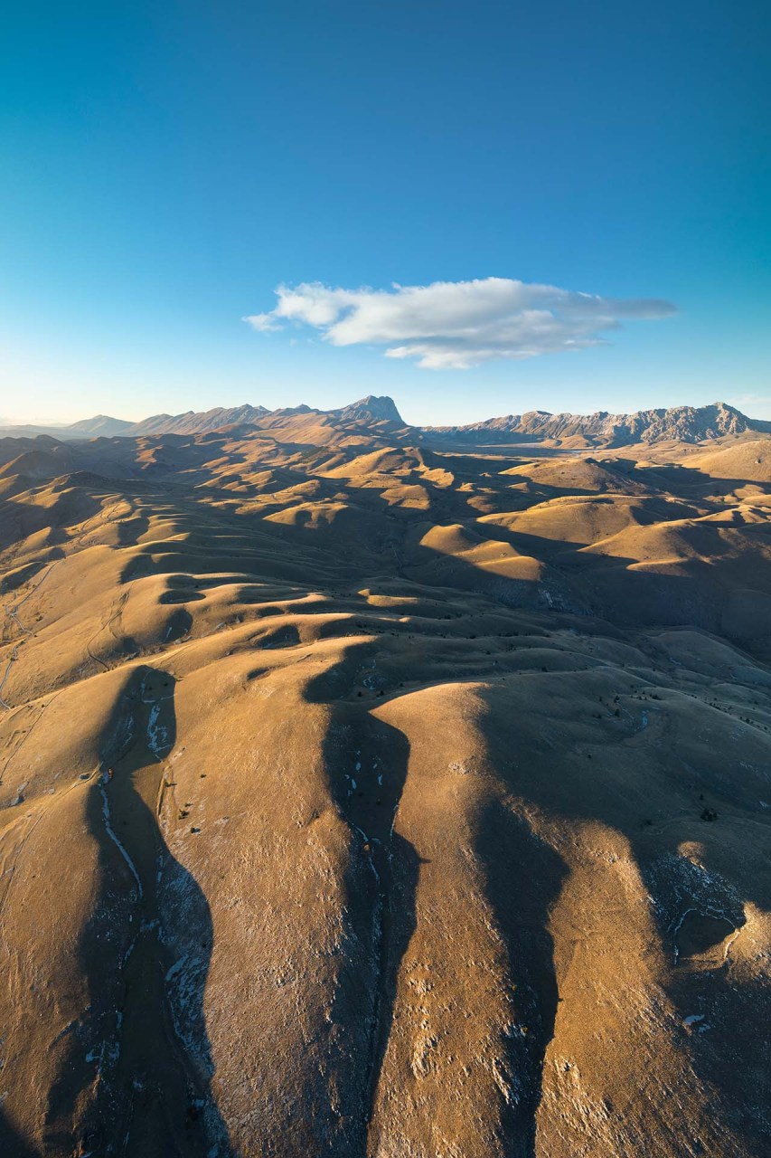 Paesaggio del Parco del Gran Sasso e Monti della Laga.