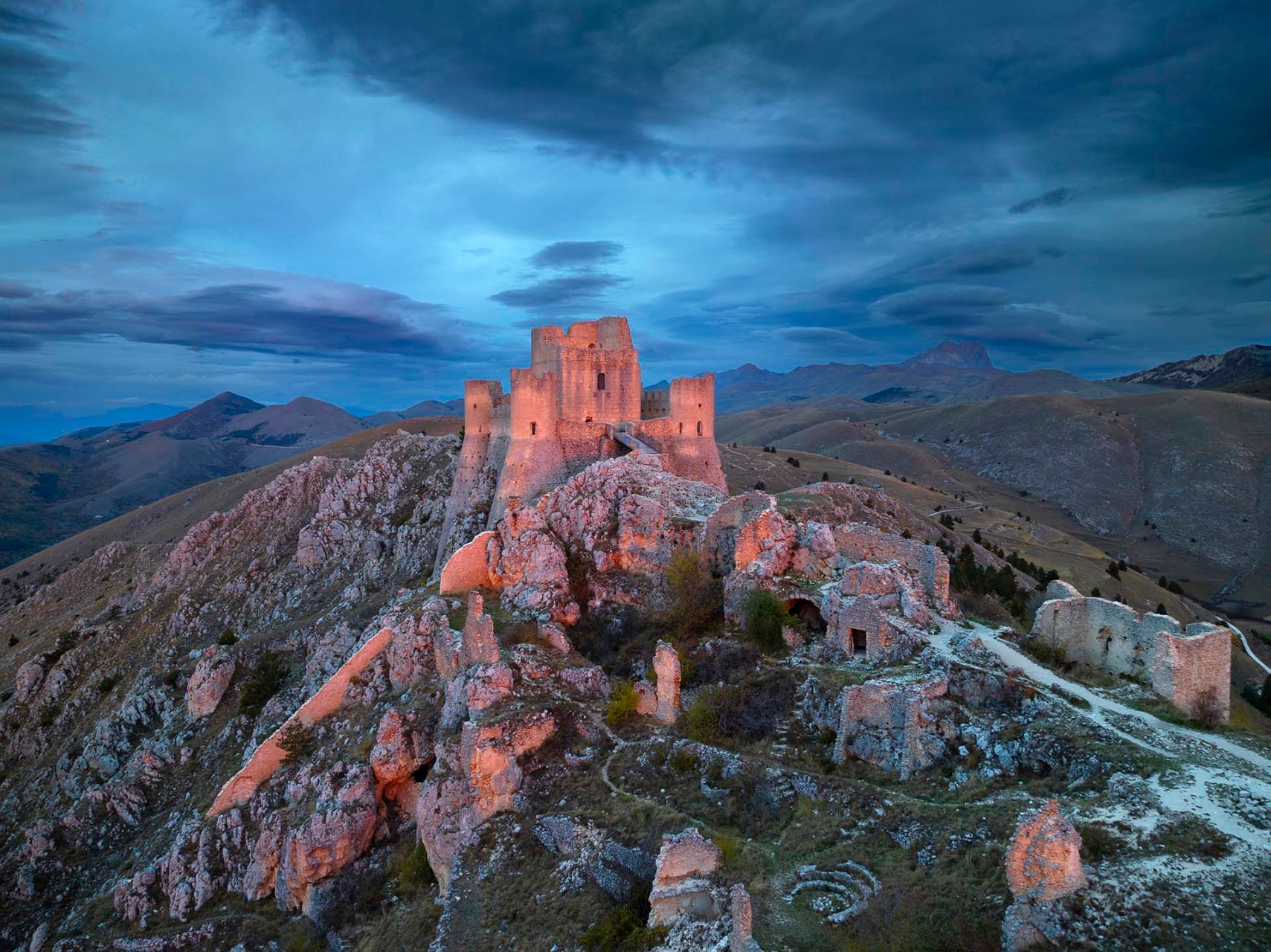 Il Castello normanno di Rocca Calascio.