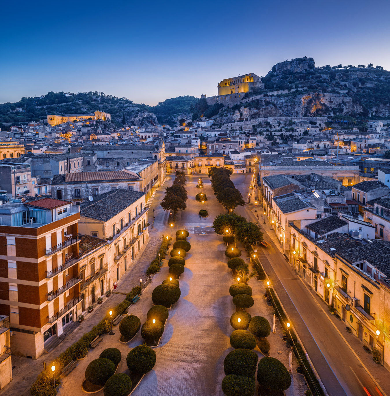 Piazza Italia, Scicli,