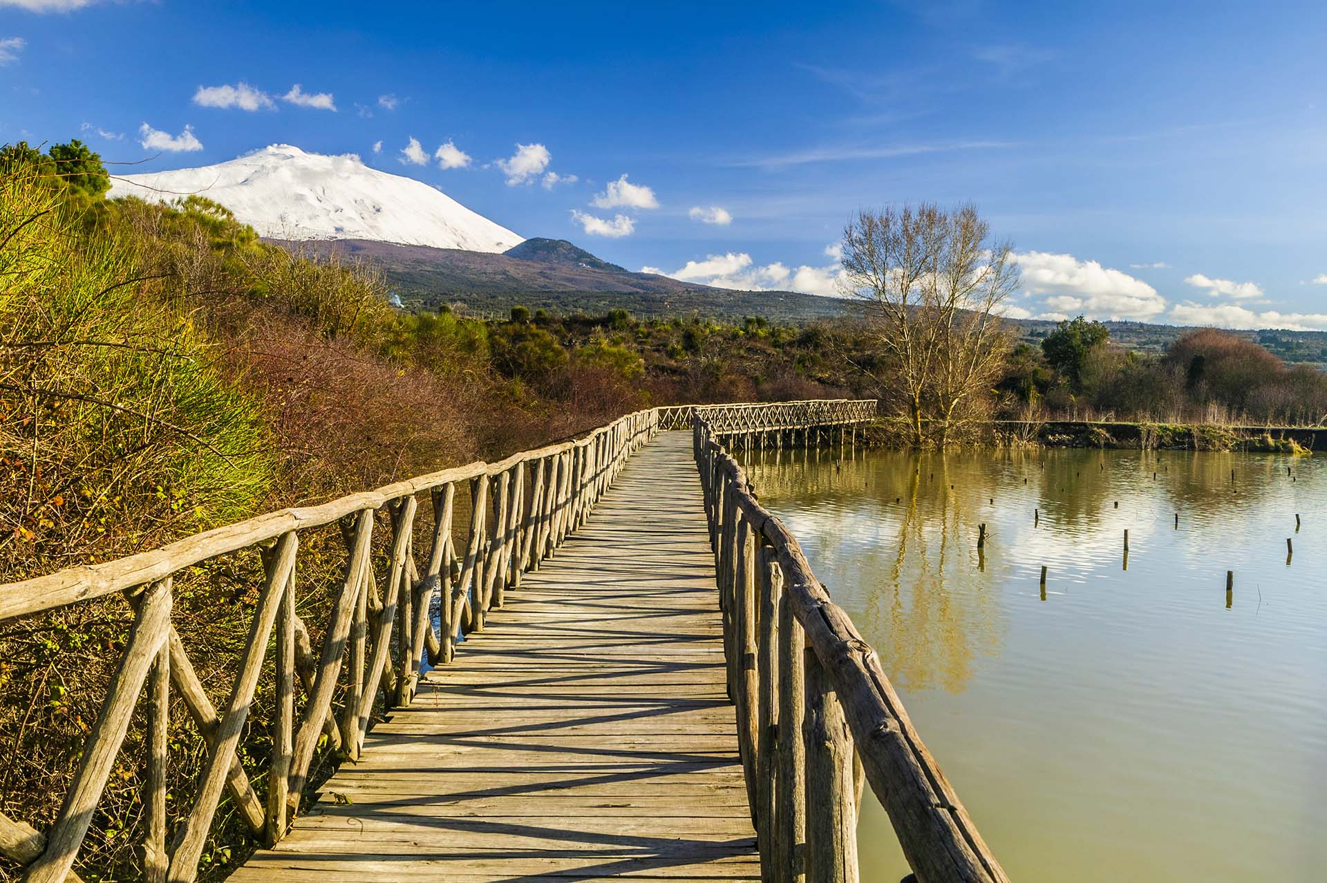 DE7U3377-Lago Gurrida, Oasi Naturale ai piedi dell'Etna