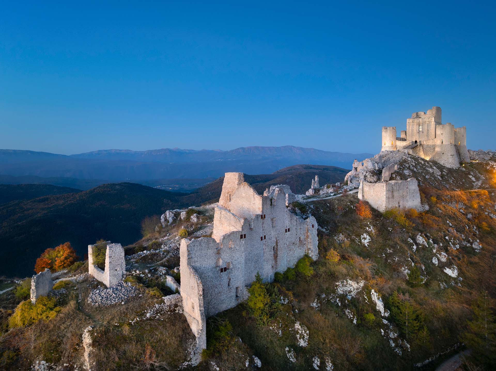 Il castello normanno di Rocca Calascio.