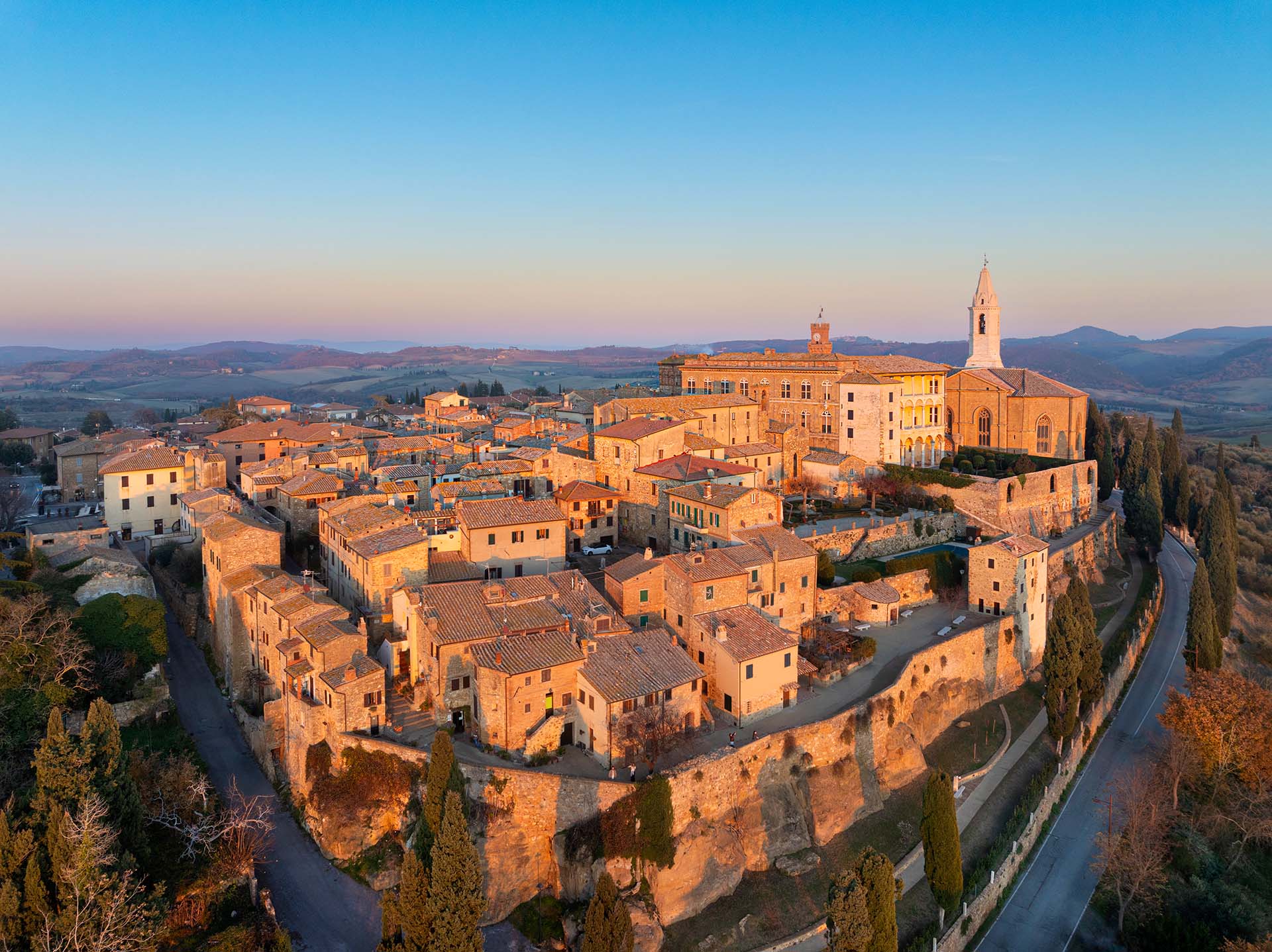 Pienza, il borgo creato da Pio II.