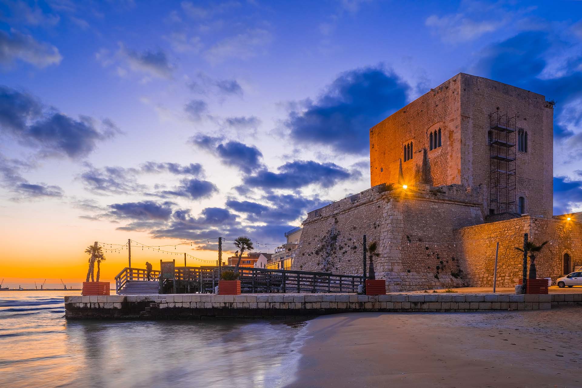 SAFF6659-HDR-Tramonto sulla Torre Cabrera, Il cuore di Pozzallo