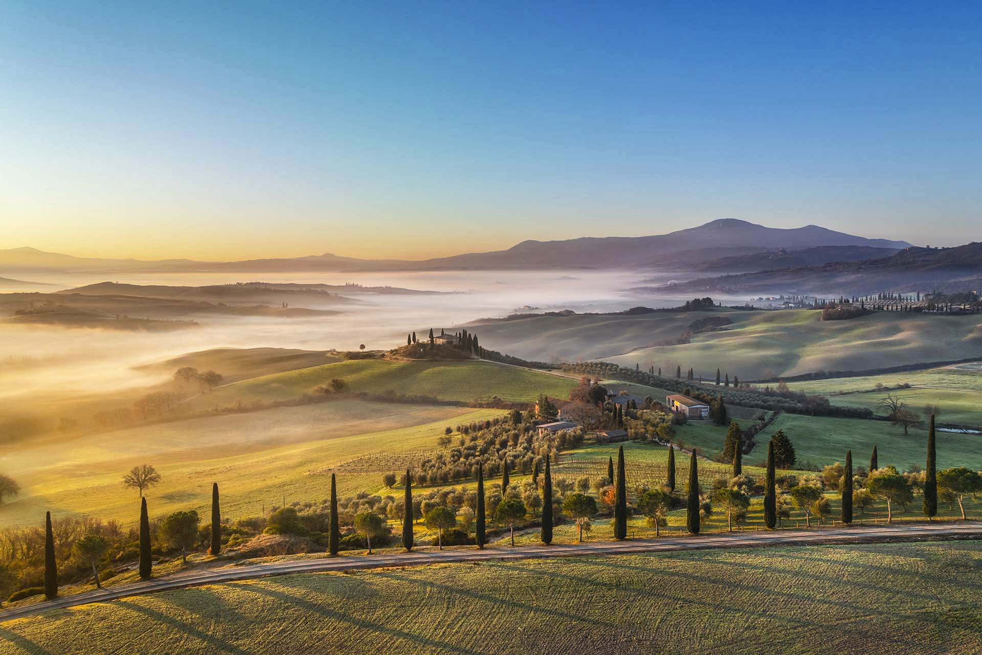 Il paesaggio della Val d'Orcia nello scatto di Massimo Ripani.