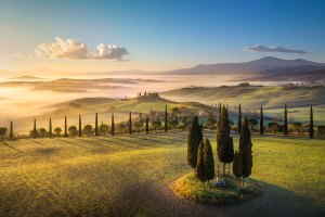 Il paesaggio della Val d'Orcia nello scatto di Massimo Ripani.