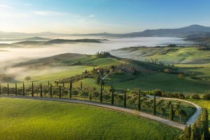 Paesaggio della Val d'Orcia.