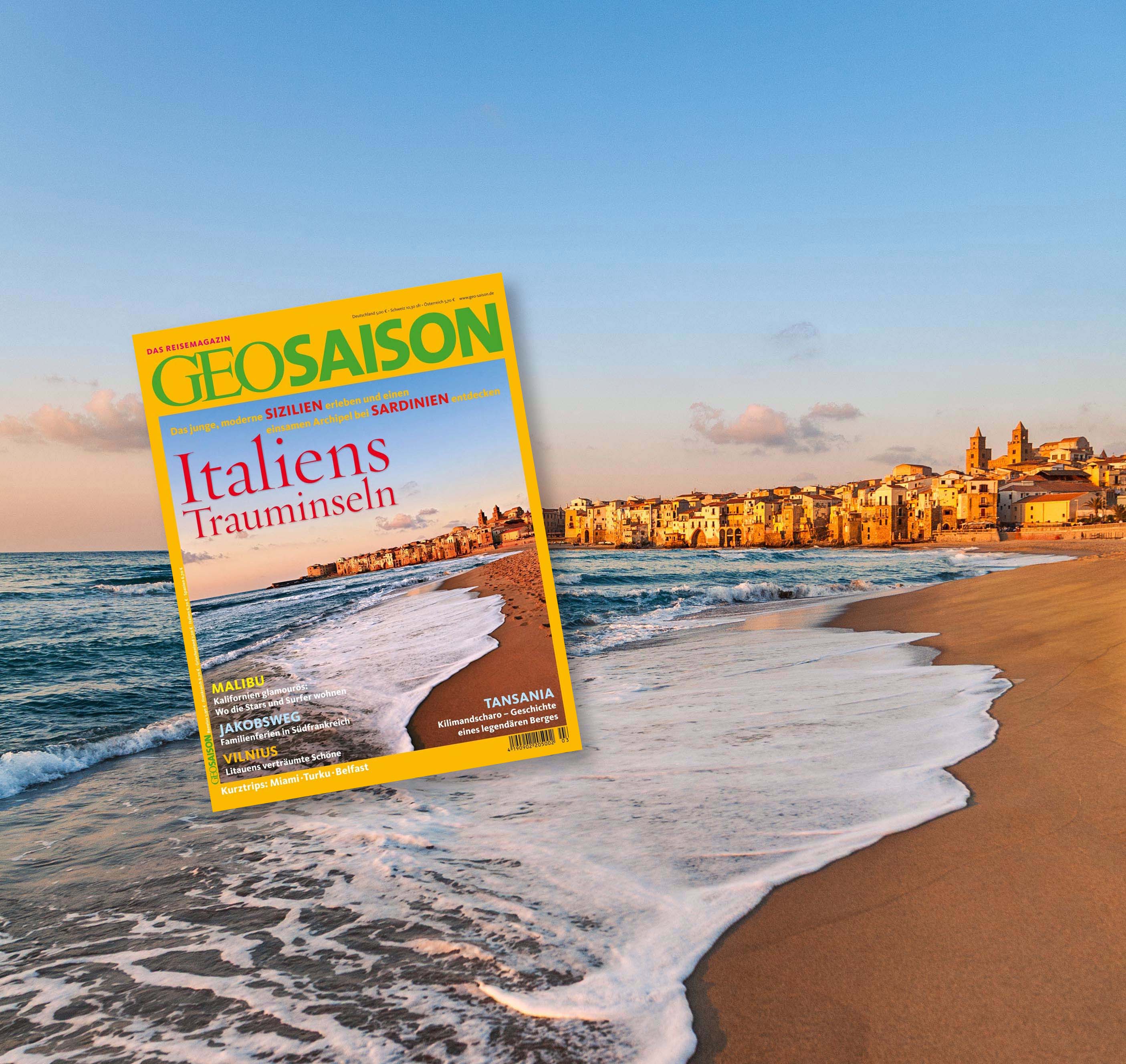 Cefalù, copertina, Geo, Geo saison,