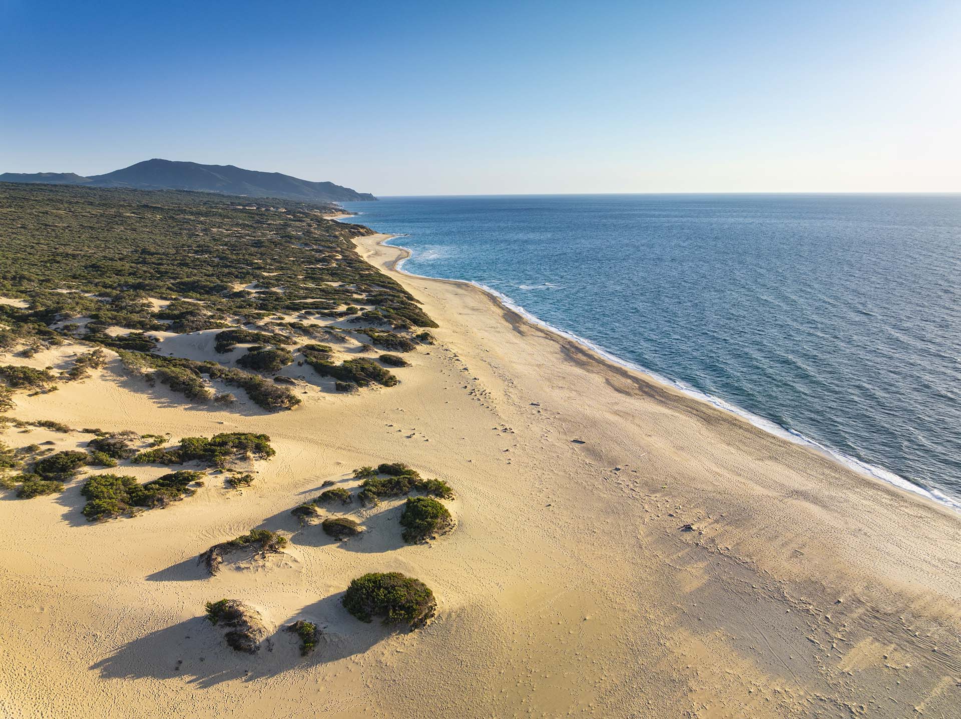 L'area naturale di Piscinas con le sue dune.