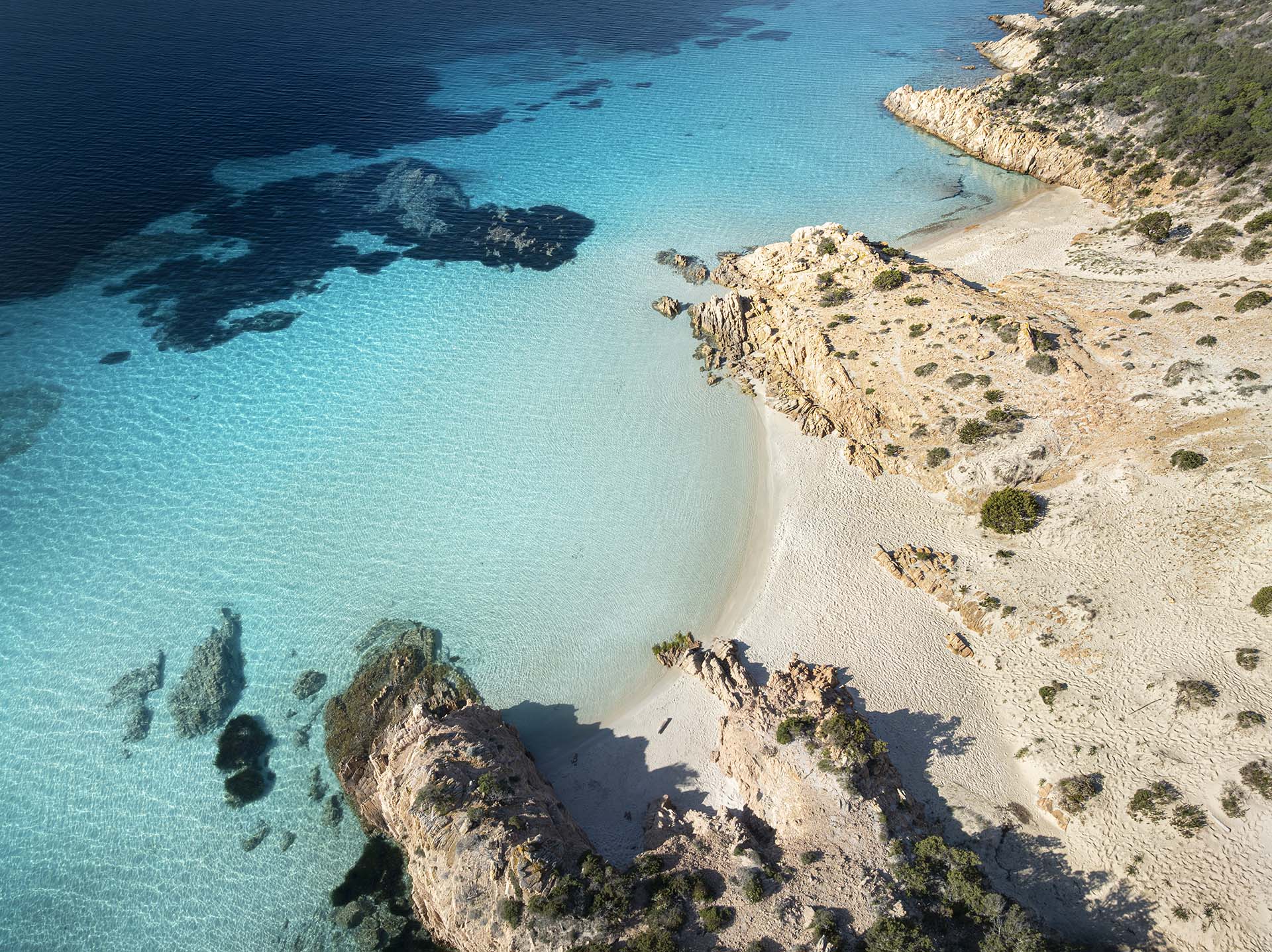 Cala Soraya sull'Isola di Spargi