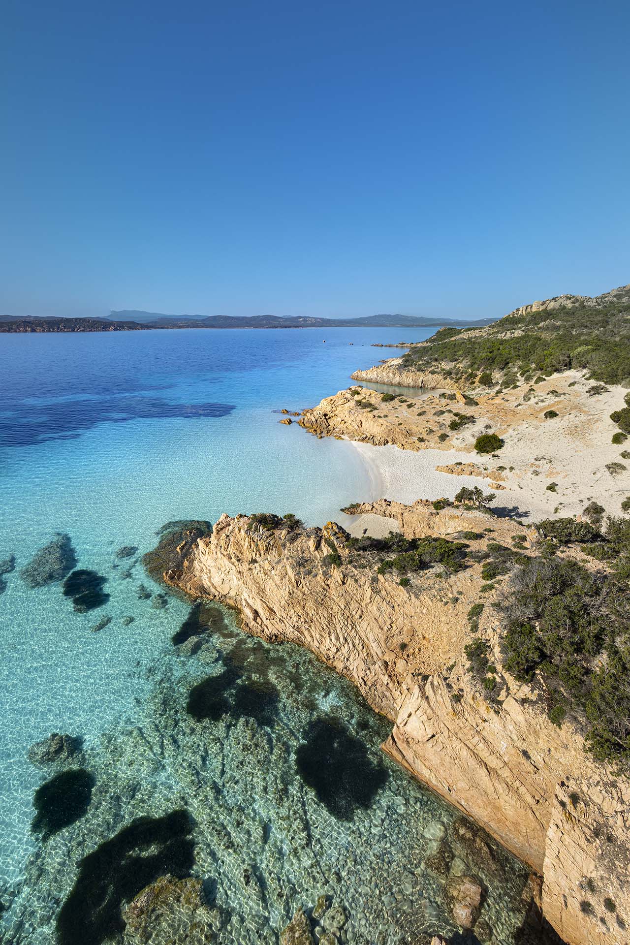 Cala Soraya sull'Isola di Spargi.