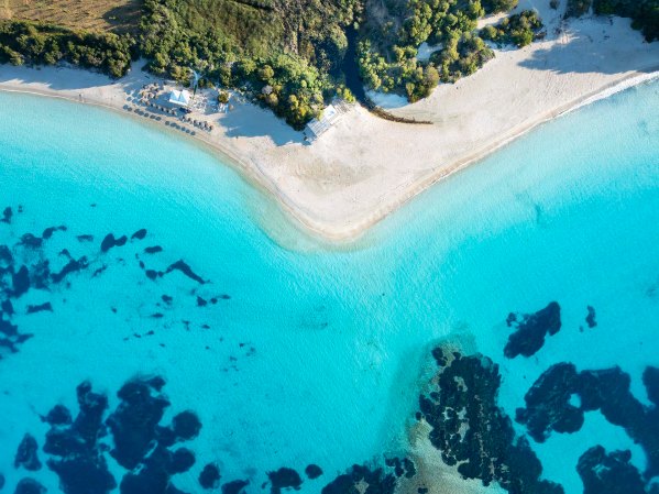 spiaggia di Tuerredda nella Costa del Sud in Sardegna